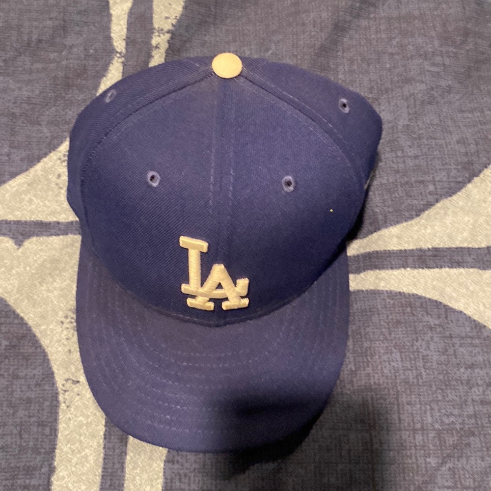 La dodger fitted hat size 7 3/8